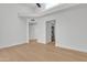 Open-concept living room shows modern layout, bright lighting, and smooth flooring at 220 N 22Nd Pl # 2036, Mesa, AZ 85213