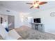 Inviting living room with neutral paint, wood floors, and comfortable seating area at 3404 E Lavey Ln, Phoenix, AZ 85032