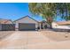 Charming single-story home featuring a well-manicured lawn, desert landscaping, and a two-car garage at 3608 W Fairview Ln, Chandler, AZ 85226