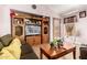 Inviting living room features an entertainment center and a comfortable sofa at 403 N Monte Vista St, Chandler, AZ 85225