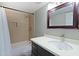 Updated bathroom featuring a shower-tub combination, vanity, and a large mirror at 4600 N 68Th St # 351, Scottsdale, AZ 85251