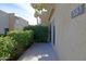 Well maintained condo front yard with bushes at 4600 N 68Th St # 351, Scottsdale, AZ 85251