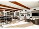 Spacious, naturally lit lounge featuring multiple seating areas and beamed ceilings at 5050 N Camelback Ridge Dr # 2306, Scottsdale, AZ 85251
