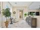 Inviting living area with travertine floors and stylish decor at 7511 S Parkcrest St, Gilbert, AZ 85298