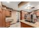 Spacious kitchen featuring granite countertops, stainless steel appliances and tile floors at 840 E 2Nd St, Mesa, AZ 85203