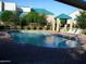Community pool with lounge chairs and covered picnic area at 1015 S Val Vista Dr # 8, Mesa, AZ 85204