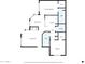 A top-down view of the home's floor plan at 11375 E Sahuaro Dr # 1008, Scottsdale, AZ 85259