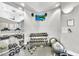 Gym featuring dumbbells, exercise balls, treadmill, and Bluetooth speaker rules at 11375 E Sahuaro Dr # 1008, Scottsdale, AZ 85259