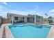Refreshing in-ground pool with a fenced-in patio area, perfect for outdoor relaxation and entertaining at 12029 N 44Th Dr, Glendale, AZ 85304