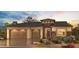 Beautiful single-Gathering home featuring a neutral palette, stone accents, three-car garage, and thoughtfully designed desert landscaping at 16578 W Mulberry Dr, Goodyear, AZ 85395