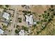 Bird's eye view of the home, neighborhood, and desert landscape at 38709 N 16Th Pl, Phoenix, AZ 85086