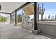 Outdoor kitchen and patio with built-in grill at 38709 N 16Th Pl, Phoenix, AZ 85086