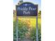 The 'Prickly Pear Park' sign adds character to the community's landscape at 4093 E Westchester Dr, Chandler, AZ 85249