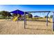 Community playground features slides and swings under a shade cover to keep cool at 4093 E Westchester Dr, Chandler, AZ 85249