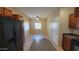 Bright dining area with tile floors, ceiling fan and natural light at 6908 S 54Th Ln, Laveen, AZ 85339