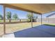 Spacious backyard featuring a covered patio and views of the greenbelt at 8541 W Sierra Vista Dr, Glendale, AZ 85305