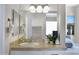 Bright bathroom features a single vanity and open mirror at 10214 E Moonshadow Way, Gold Canyon, AZ 85118