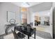 Bright office space with sleek black desk, modern decor, and natural light at 10214 E Moonshadow Way, Gold Canyon, AZ 85118
