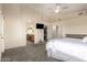 Spacious main bedroom featuring walk-in closet, ensuite bathroom, and neutral colors at 1935 E Seminole Dr, Phoenix, AZ 85022