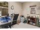 Hobby room with a desk, treadmill, and plenty of room for storage and creative pursuits at 226 E Monza Way, San Tan Valley, AZ 85140