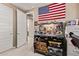 Hobby room with tool storage and American flag at 226 E Monza Way, San Tan Valley, AZ 85140