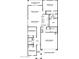 Detailed floor plan featuring 3 bedrooms, 2 baths, kitchen, dining, great room, covered patio, and a two-car garage at 2325 S 125Th Dr, Avondale, AZ 85323
