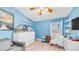 Well-lit bedroom with built-in storage, a ceiling fan, and a bright, inviting atmosphere at 2400 E Baseline Ave # 44, Apache Junction, AZ 85119