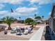 Inviting outdoor patio with comfortable seating provides an ideal space for relaxation and social gatherings at 2400 E Baseline Ave # 44, Apache Junction, AZ 85119