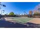 Enjoy a community tennis court featuring well-maintained courts, lighting, and a clear blue sky, perfect for an active lifestyle at 29007 N 120Th Dr, Peoria, AZ 85383