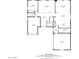 Detailed floor plan of the home's first level, showcasing the layout of rooms and spaces at 41448 N Eliana Dr, Queen Creek, AZ 85140
