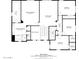 Detailed floor plan of the home's second level, showcasing bedrooms and sitting room at 41448 N Eliana Dr, Queen Creek, AZ 85140