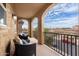 Charming balcony features archways and outdoor seating with neighborhood views at 4615 E Navigator Ln, Phoenix, AZ 85050