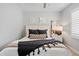 Comfortable bedroom features a well-made bed with decorative pillows and stylish decor at 4615 E Navigator Ln, Phoenix, AZ 85050