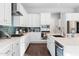 Bright kitchen with white cabinets, stainless steel appliances, and a sleek tile backsplash at 4615 E Navigator Ln, Phoenix, AZ 85050