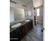 Elegant bathroom with dual sinks, granite countertops, and a luxurious feel at 625 W Mckellips Rd # 325, Mesa, AZ 85201