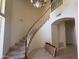 Staircase with open entry and tiled floors at 6904 E Trailridge Cir, Mesa, AZ 85207