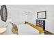 Bedroom with a decorative dresser, wood-look flooring and ample closet space at 7832 E Via Marina --, Scottsdale, AZ 85258