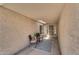 Cozy covered entryway with seating area and a patterned rug at 7832 E Via Marina --, Scottsdale, AZ 85258