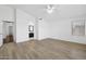 Spacious bedroom with wood flooring and ample closet space at 1156 N San Benito Dr, Gilbert, AZ 85234