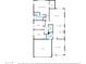 Detailed floor plan showcasing the layout of the home including bedrooms, bathrooms, and living areas at 1156 N San Benito Dr, Gilbert, AZ 85234