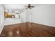 Spacious living area with hardwood floors and lots of natural light at 1156 N San Benito Dr, Gilbert, AZ 85234