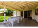 Covered patio with a table, perfect for outdoor dining and entertaining at 1509 E Verlea Dr, Tempe, AZ 85282