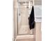 Close up of glass enclosed shower featuring chrome fixtures at 16176 W Lisbon Ln, Surprise, AZ 85379