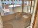 View of a screened in patio that appears ready for simple storage solutions at 18026 N Cave Creek Rd # 16, Phoenix, AZ 85032