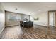 Upstairs loft area featuring a game table, recessed lighting, and windows at 18207 W Sells Dr, Goodyear, AZ 85395