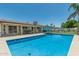 Backyard pool area with a view of the house at 18820 N 33Rd Ave, Phoenix, AZ 85027