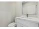 Bathroom with modern white vanity and stylish faucet at 2000 N 36Th St # 35, Phoenix, AZ 85008