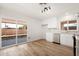 Updated kitchen featuring stainless appliances and direct backyard access at 2331 E Delgado St, Phoenix, AZ 85022