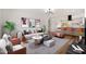 Bright living room boasts contemporary decor and stylish furnishings at 2331 E Delgado St, Phoenix, AZ 85022