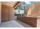 Back patio area with storage closet and a built-in grill at 2625 E Indian School E Rd # 115, Phoenix, AZ 85016